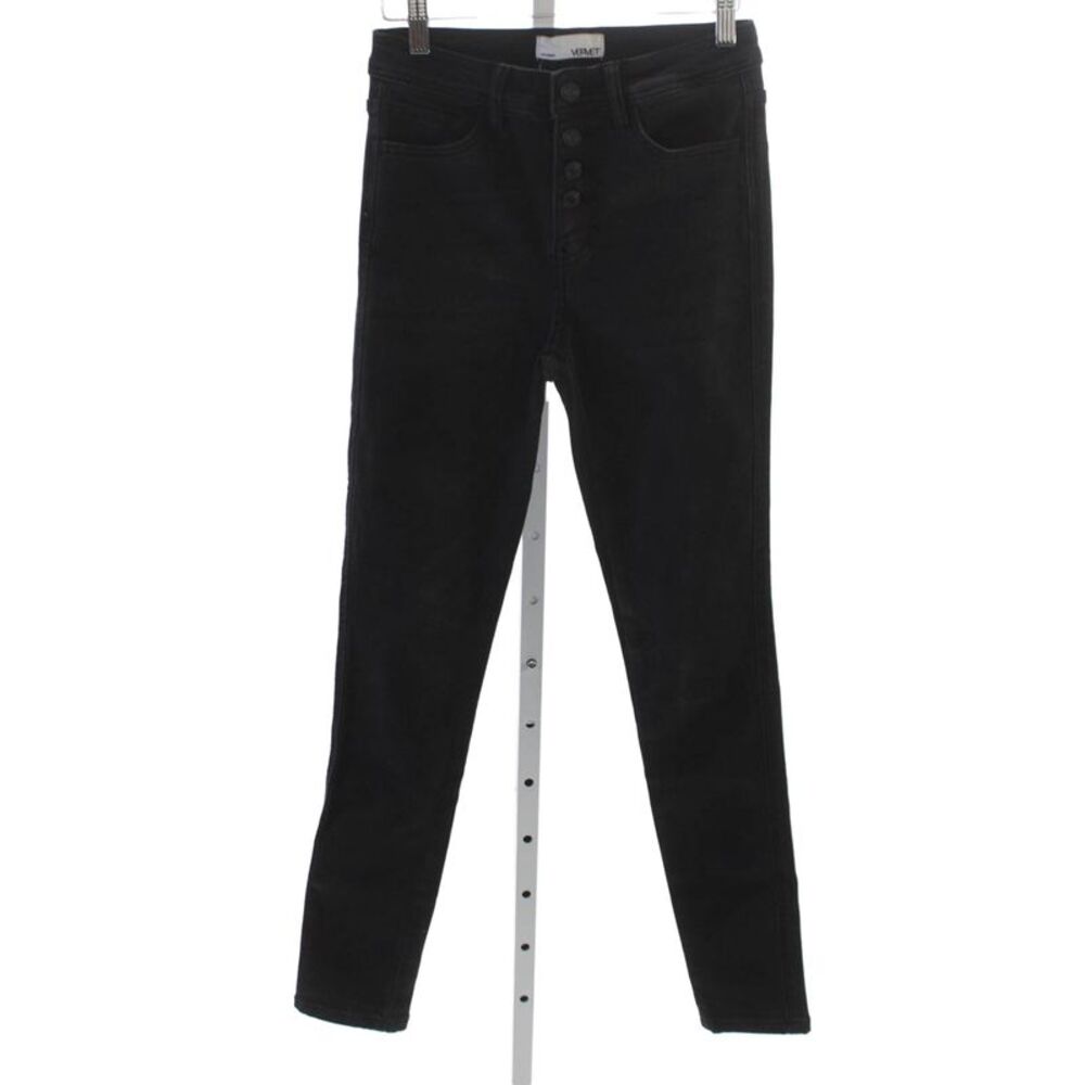 Vervet Womens Skinny Black Jeans Size 25